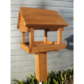 Covered Bird Table - Post Mounted